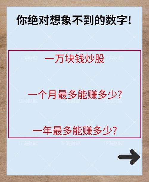 1万块钱炒股一个月能挣多少-1万块炒股一个月能赚多少-第2张图片 1万块钱炒股一个月能挣多少-1万块炒股一个月能赚多少-第2张图片