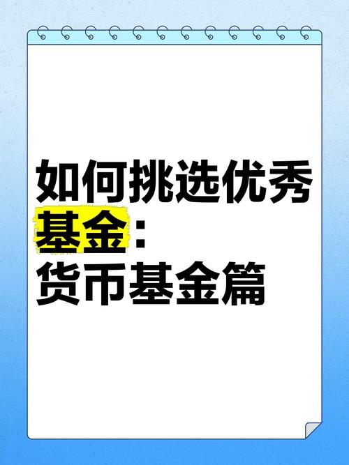 如何挑选货币型基金,如何选购货币基金-第2张图片 如何挑选货币型基金,如何选购货币基金-第2张图片