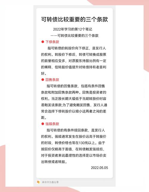 可转债会有以下哪些条款-第2张图片